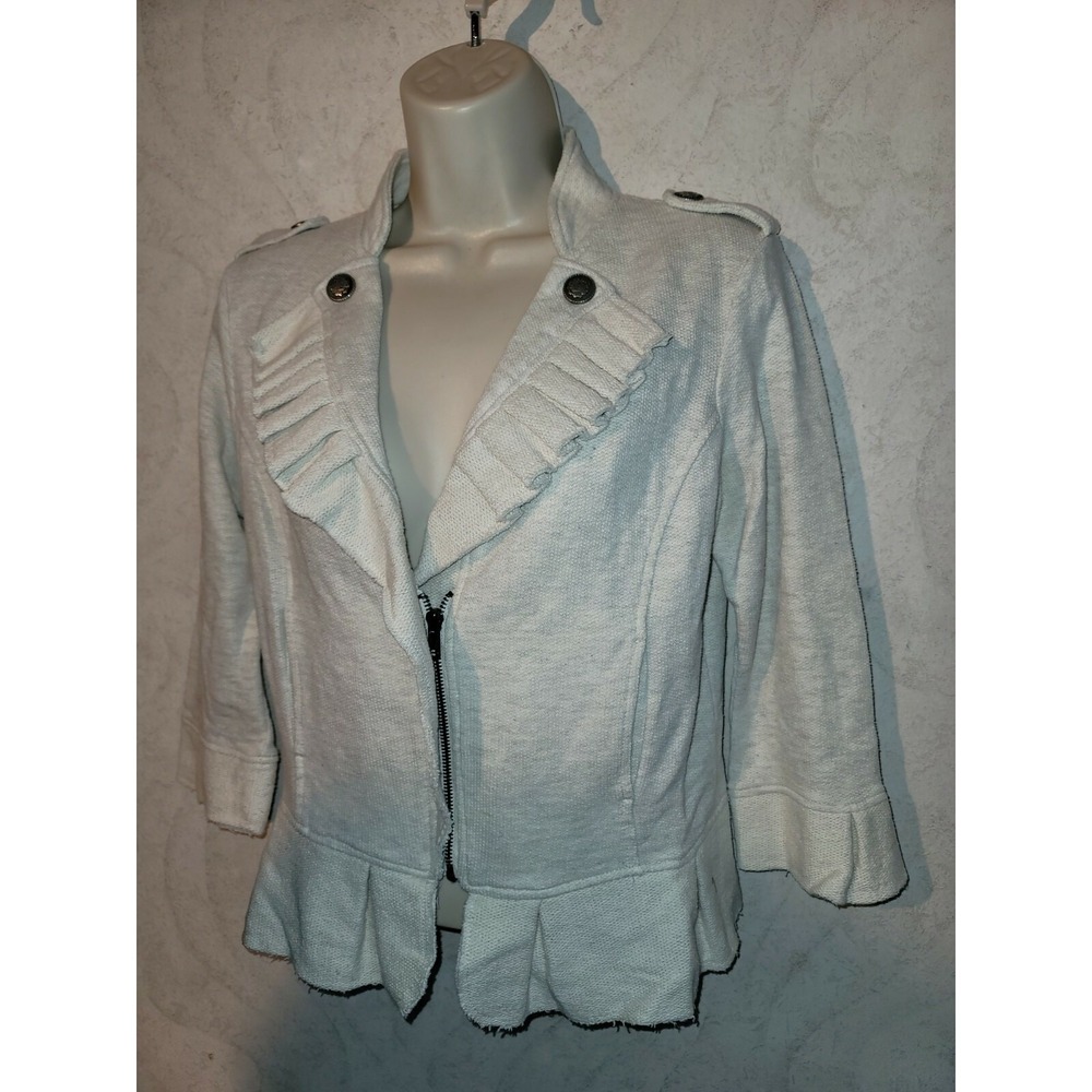 Women's‎ Size M DAYTRIP Cardigan Top Zip Front moto jacket style - Picture 2 of 8